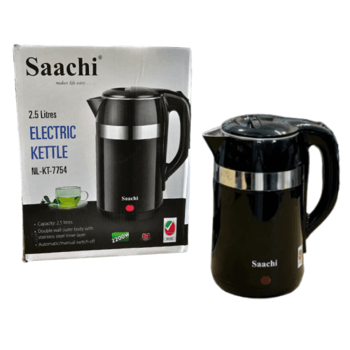 Bouilloire électrique NL-KT-7748 Saachi de 2.5L 2200W Garantie 1 Mois