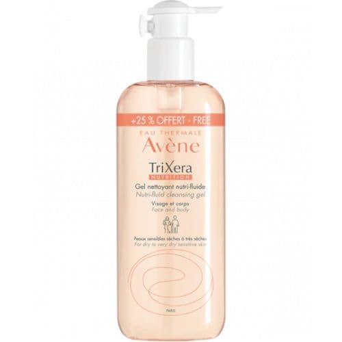 Gel nettoyant nutri-fuide TRIXERA NUTRITION AVENE 400ml