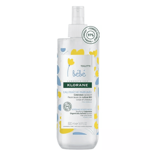 Eau Fraiche Parfumee KLORANE pour Bébé, 500ml