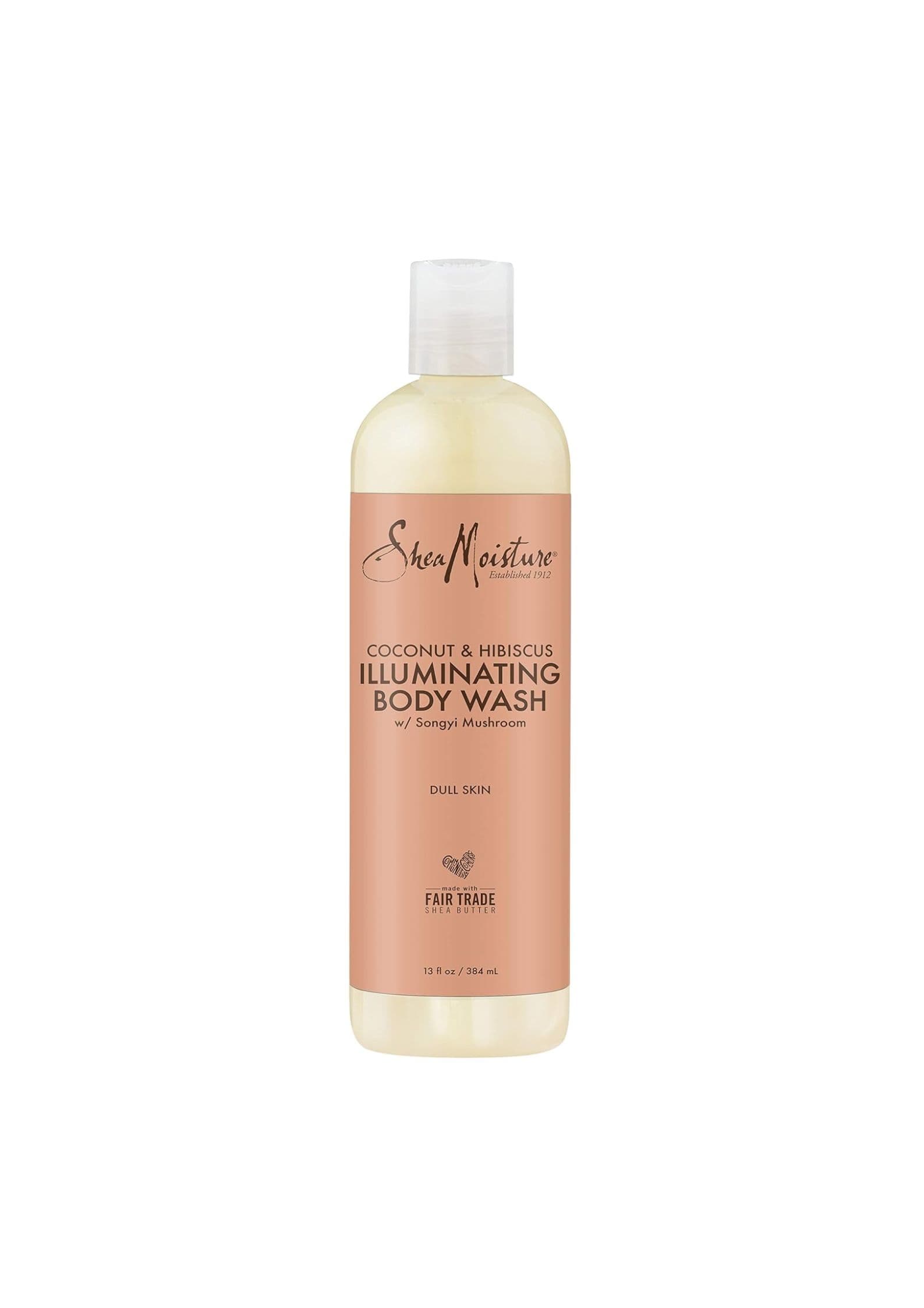 Gel douche à l'huile de coco et à l'extrait de fleur d'hibiscus SHEA MOISTURE 384ml