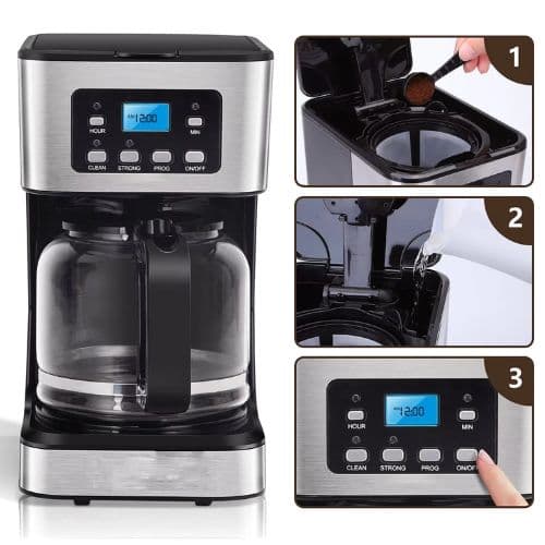 Machine à Café Semi-automatique SOKANY 950W